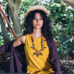 Tribal Dance Colorful Statement Bib Necklace - Image 10