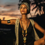 Kaaya Gemstone Statement Necklace - Image 6