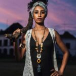Kaaya Gemstone Statement Necklace - Image 2