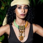 Masaha Boho Stone Statement Necklace - Image 2