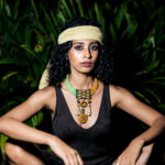 Masaha Boho Stone Statement Necklace - Image 9