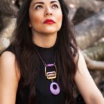 Trabeca Chunky Modern Stone Necklace - Image 2