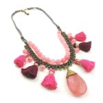 Keyaa Cherry Quartz Statement Necklace - Image 5
