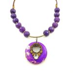 Purple Passion Statement Necklace - Image 8