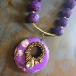 Purple Passion Statement Necklace - Image 6