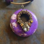 Purple Passion Statement Necklace - Image 9