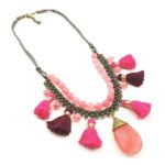 Keyaa Cherry Quartz Statement Necklace