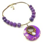 Purple Passion Statement Necklace