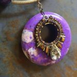 Purple Passion Statement Necklace - Image 7