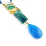 Seafoam Long Gemstone Necklace - Image 9