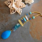 Seafoam Long Gemstone Necklace - Image 8