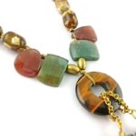 Tayana Earthy Stone Statement Necklace - Image 7
