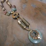 Tayana Earthy Stone Statement Necklace - Image 3