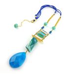 Seafoam Long Gemstone Necklace - Image 6