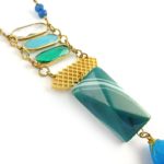 Seafoam Long Gemstone Necklace - Image 4
