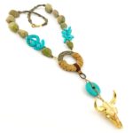 Cowgirl Bull Skull Necklace - Image 5