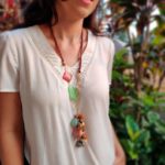 Fantasy Multicolored Gemstone Necklace - Image 2
