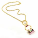 Angel Crystal Geode Necklace - Image 4