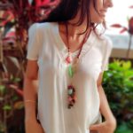 Fantasy Multicolored Gemstone Necklace - Image 9