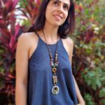 Tayana Earthy Stone Statement Necklace - Image 2