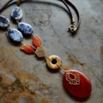 Masaha Red Carnelian Statement Necklace - Image 3