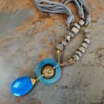 Smriti Pyrite Statement Necklace