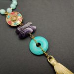 Japa Aqua Blue Mala Necklace - Image 6