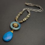 Smriti Pyrite Statement Necklace - Image 8