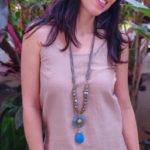 Smriti Pyrite Statement Necklace - Image 7