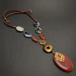Masaha Red Carnelian Statement Necklace