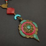 Dharma Tibetan Stone Beaded Necklace - Image 7