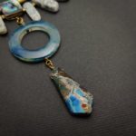Sierra Blue Stone Statement Necklace - Image 10