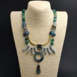 Sierra Blue Stone Statement Necklace - Image 5