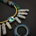 Sierra Blue Stone Statement Necklace - Image 3
