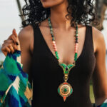 Swarupa Ethnic/Tribal Statement Necklace - Image 2